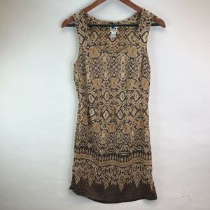 John Robshaw For Lucky Brand Size XS 100% Silk Dre